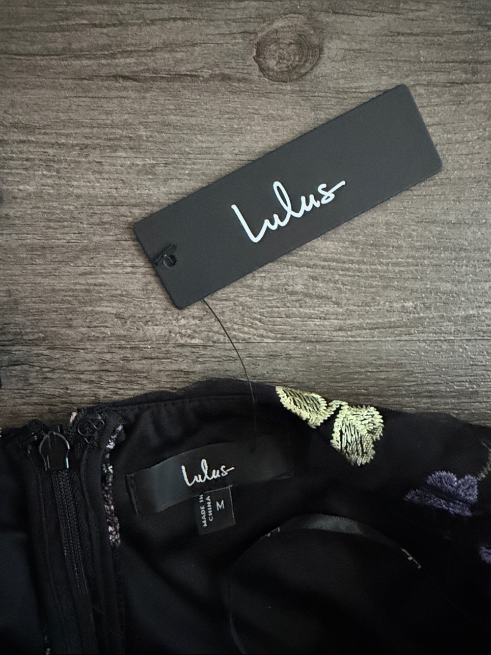 Lulus Black Floral Embroidered Maxi Dress - Picture 3 of 7